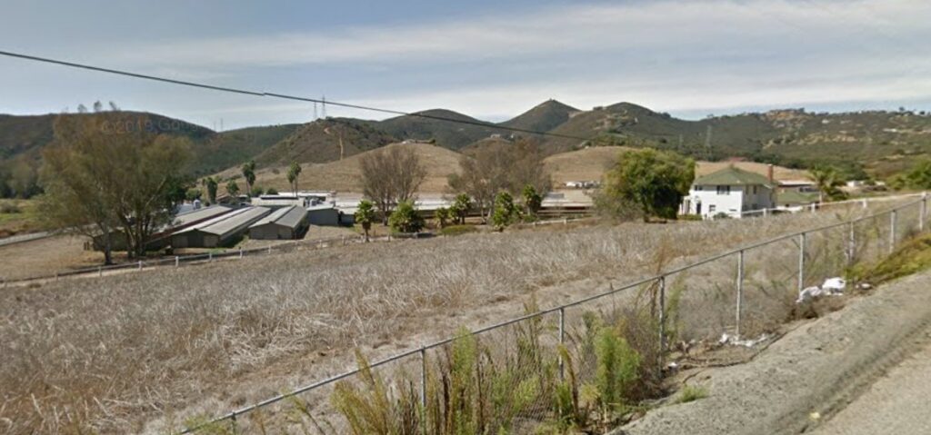 2011 looking west from Country Club just north of Harmony Grove rd
