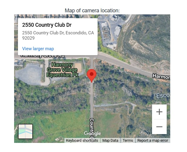 sd country club drive cam map location